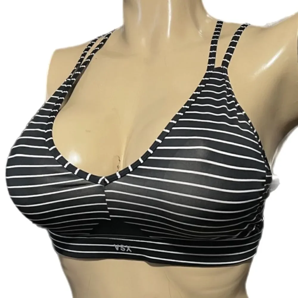 Victorias Secret Vsx Strappy back padded with removable padding sport bra L